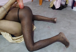 Bhabhi was sweeping when brother-in-law made her sprawl on put emphasize ground and fucked her hard