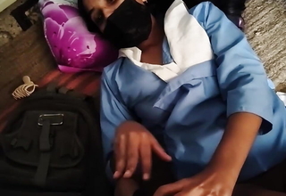 Indian School Doll First Time Sex Tight Cum-hole Destroyed By Big Cock