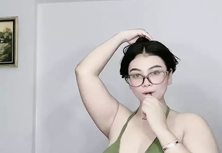 Woman close by big tits