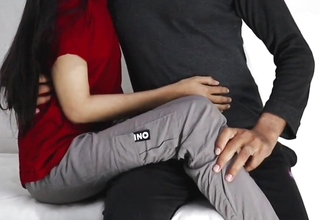 Indian 18year venerable motor coach chick drilled by chacha