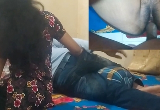 Verifiable Indian Stepsister helps stepbrother cum quickly in her Hot Indian Desi stepsister