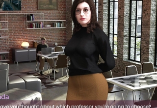 Anne Hathaway Look-a-like encircling Compacted Coffee encircling Game
