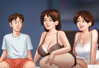 Hot Boy Fuck 2 Milf unaffected by there purfling limits Hot Big Boobs And Wet Pussy shacking up Milf Summertime Saga