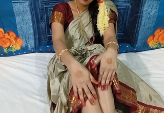Very incomparable Tamil bhabhi was hungry for chubby cock