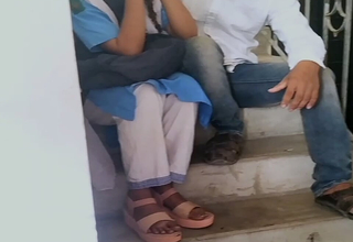 Indian school girl fucked by her boyfriend when no one in school