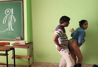 Hot Indian Uniform Unfocused Fucking with respect to Empty Classroom ️
