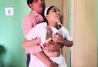 18 Year Superannuated College Girl Gets Pussy Destroyed in Student Dorm