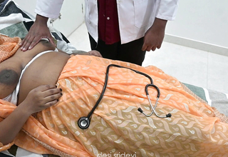 Indian Doctor hindering village aunty confidential