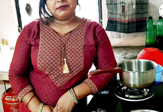 Indian Desi Mommy Neighbor Boy With Cookhouse