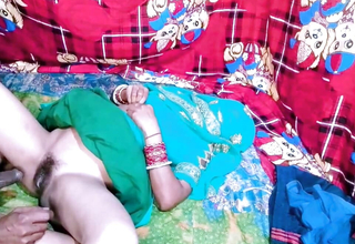 Nice fucking, nephew lifted the saree and put the spunk in the ass, Hindi audio