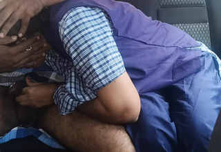 uniform girl car sex with step father part 2