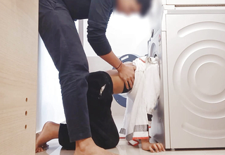 Indian girl stuck in washing machine the boy took advantage new sexual congress video 2025