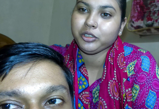 Desi married hasband wife night honeymoon in house room desivideobd