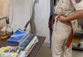 Police column fuck with boyfriend in police station.