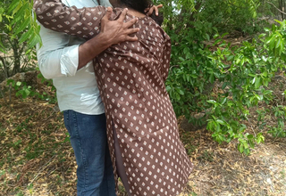 Deep forest Alfresco matter with school girl