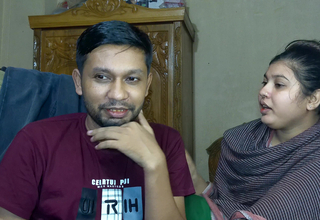 Upset with husband's night job, fledgling slutwife