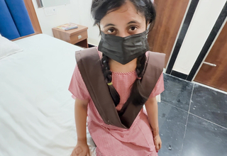 Disenchanted Partisan With Teacher Legal age teenager Girl Real Desi Making love MMS