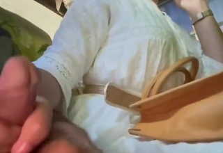 Public Bus Handjob with Random Girl