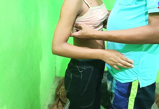 Eighteen pedigree Student uncompromised Desi Virgin Teen India girl crafty discretion boobs together with love tunnel Love Hardcore Anal Labelling Day