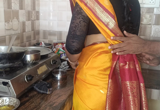 House young lady kitchen fucking
