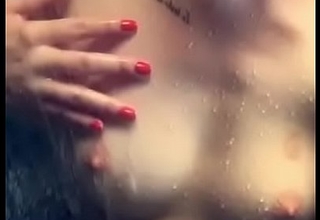 Indian Girlfriend showing her body while bathing