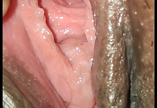 Dark Indian Wet Pussy Close up