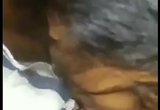 Indian teen passenger car blowjob
