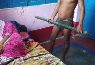 Slim hot sexy descendant secretly fucked in be transferred to room from ac technician