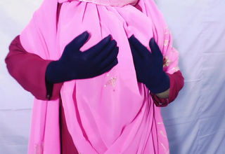 Indian spectacular hijabi Muslim couple thirsting of sex