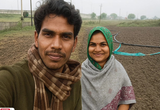 Pakisthani Desi Couple Open-air Field Romantic Kiss Selfi Video By -Snapchat143