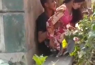 Fucking Desi Strengthen In Backyard