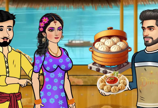 Gayatri Momos Wali and Sushil's Story, Desi Hindi Cartoon Sex Story