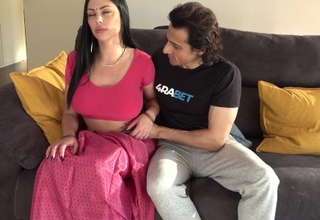 Sultry Indian MILF mom with massive milk shakes acquires fiercely pounded by a well-hung stud.