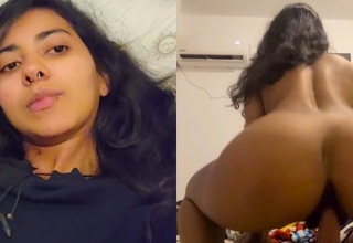 Intensely pounding my stepsister's stingy Indian ass in a hardcore, cum-drenched frenzy.