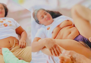 My Indian step angel of mercy agreed prevalent have sex with me space fully she was tickling me, Teen Step angel of mercy hot fucking