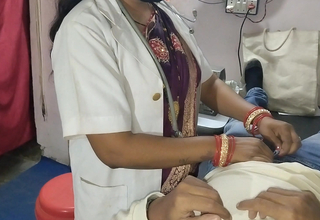 The lady doctor fucked hard when I was checking my body in clinic