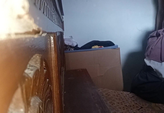 My stepcousin was sitting in my sister-in-law's room.