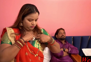 Sensual first encounter with a gorgeous Indian bhabhi, featuring passionate giving a kiss and intimate exploration.