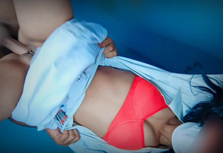 Hot Indian girl unforeseen fucked will not hear of teacher sisterly first grow older