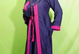 Beautiful Amena Bhabhi has sex indoors wearing a burqa and hijab