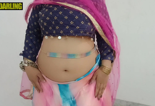 Choos lai tu ambiya punjabi chubby girl revealed dance with an increment of erotic seduction