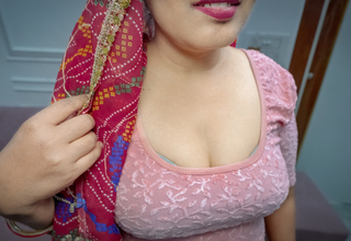 Stepmom Facial- Desi haryanvi stepmom gets cum more than face(facial) by her stepson when she were in periods.