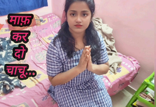 Stepdad fucked her chocolate hole for having a boyfriend - Indian Desi Anal Sex