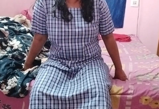 Cute Indian stepdaughter schoolgirl with miserly pussy drilled as a punishment