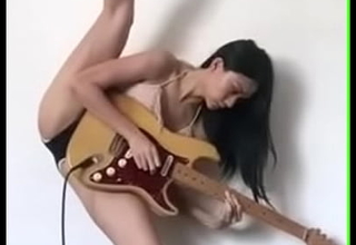 Desi indian guitar playing