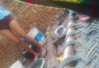 Desi newly bhabhi bathing mms