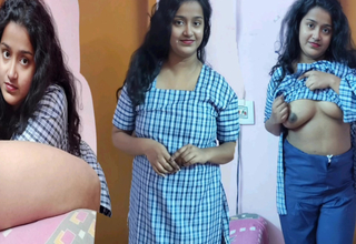 Desi Stepsister was curious to know what grown ups do in a closed room and enjoy so much