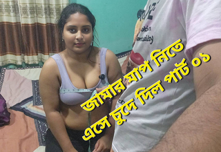 The tailor came to take the measurements of the glad rags and fucked her. part 01