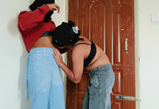 Do desi lesbian baadi gaandwali bhabhi ne di ek dusre ko chudai ki mazaa