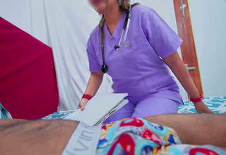 Naughty Indian guardianship soaks patient's bed with sexy piss, unsystematically gets beside pounded doggy position in Hindi dirty talk frenzy.